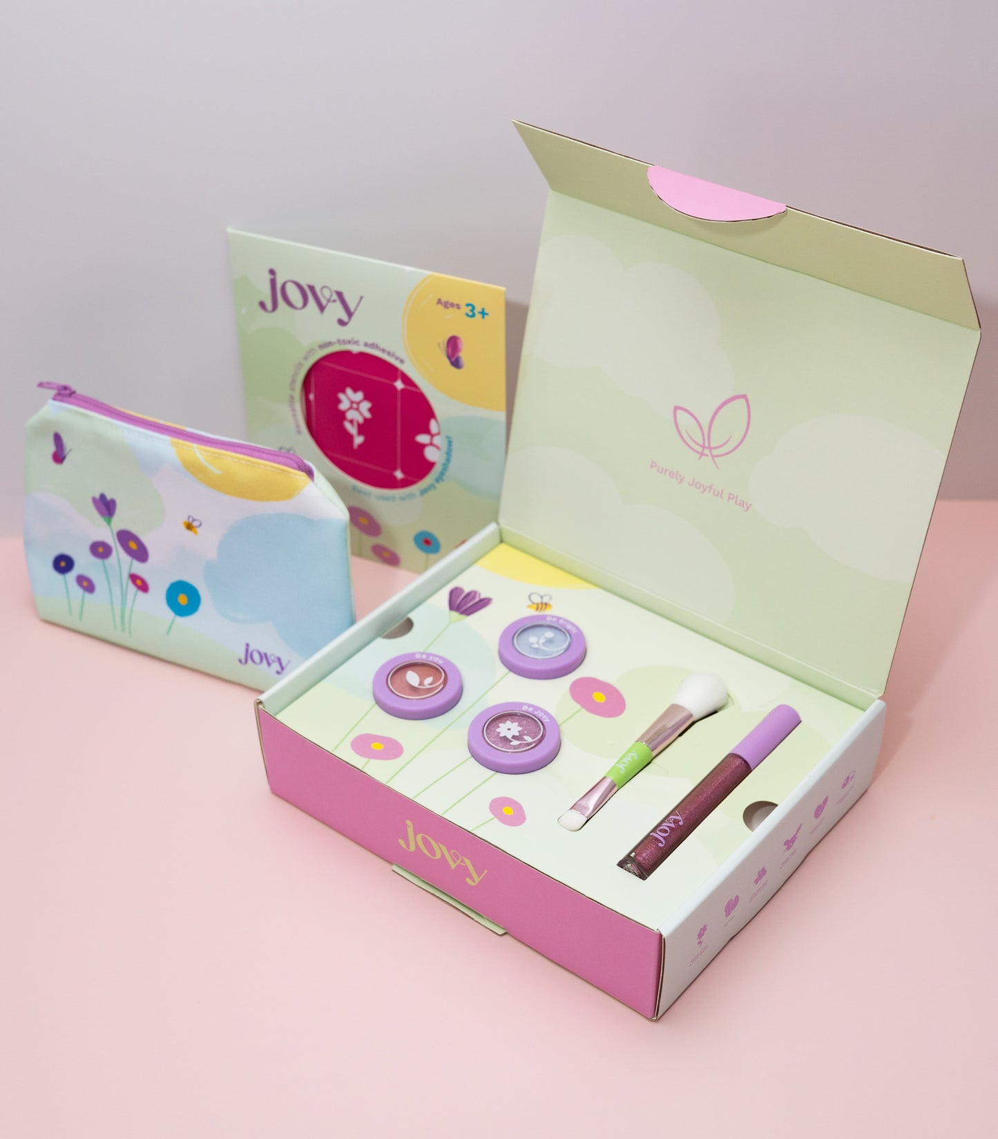 Kids Makeup Bundle (Makeup Kit + Stencils)