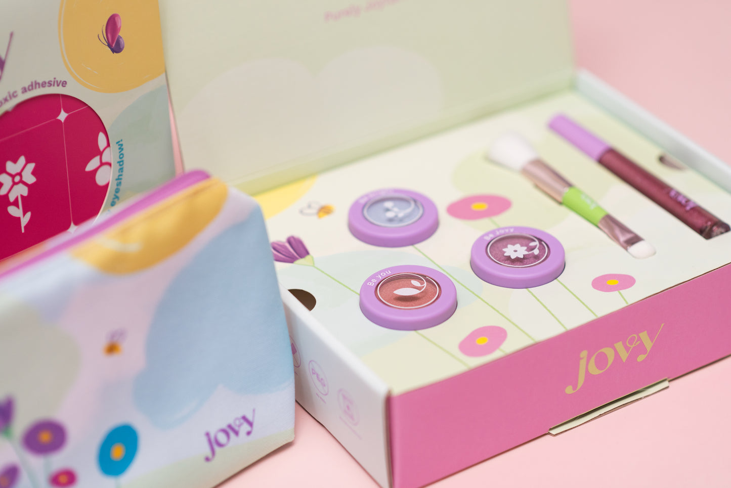 Kids Makeup Bundle (Makeup Kit + Stencils)